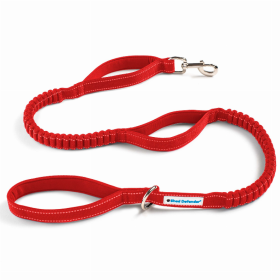 Shock Absorbing Bungee Leash (Color: Red)