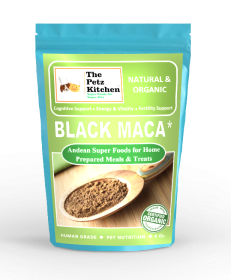 Black Maca - Cognitive Energy & Fertility Support* The Petz Kitchen - Organic & Human Grade Ingredients For Home Prepared Meals & Treats (size: 4 oz)