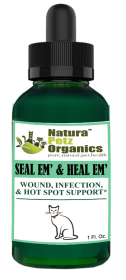 Seal Em And Seal Em Tincture - Wound, Infection, Cut & Hot Spot Support* (size: CAT / 1 fl oz.)