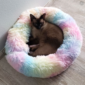 Marshmallow Pets Bed (Color: Rainbow, size: XS)
