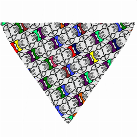 Dog Bandana (Color: Piggy Pattern, size: small)