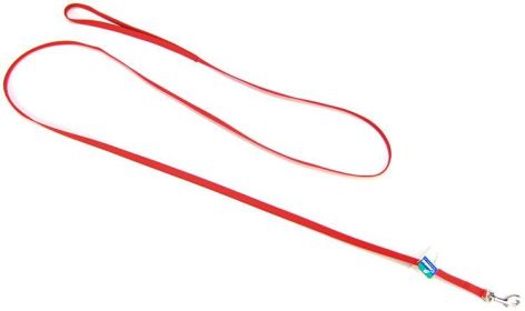 Coastal Pet Nylon Lead - Red (size: 6' Long x 3/8" Wide)