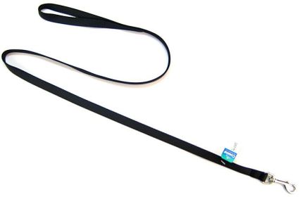 Coastal Pet Nylon Lead - Black (size: 4' Long x 5/8" Wide)