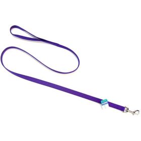 Coastal Pet Nylon Lead - Purple (size: 4' Long x 5/8" Wide)