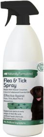 Miracle Care Natural Flea & Tick Spray for Dogs (size: 24 oz)