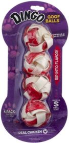 Dingo Goof Balls Chicken & Rawhide Chew (size: Small - 1" (4 Pack))