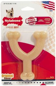 Nylabone Dura Chew Wishbone - Original Flavor (size: Regular - For Dogs up to 50 lbs)