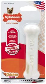 Nylabone Dura Chew Smooth White Dog Bone - Chicken Flavor (size: Petite (1 Pack))