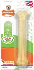 Nylabone Flexi Chew Dog Bone - Chicken Flavor (size: Giant (1 Pack))