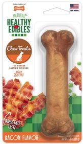Nylabone Healthy Edibles Wholesome Dog Chews - Bacon Flavor (size: Wolf (1 Pack))