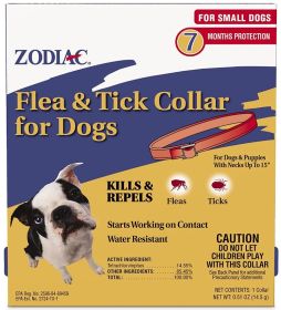Zodiac Flea & Tick Collar for Small Dogs (Style: for Small Dogs)