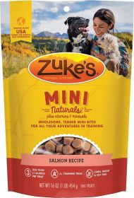 Zukes Mini Naturals Dog Treat - Savory Salmon Recipe (size: 1 lb)