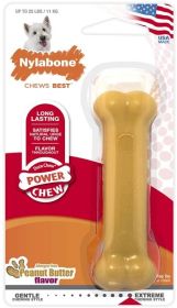 Nylabone Dura Chew Dog Bone - Peanut Butter Flavor (size: Regular)