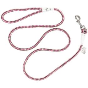 K9 Explorer Reflective Braided Rope Snap Leash (Style: Rosebud)