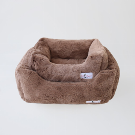Bella Dog Bed (Color: Mocha, size: small)