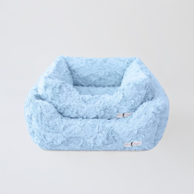 Bella Dog Bed (Color: Baby Blue, size: large)