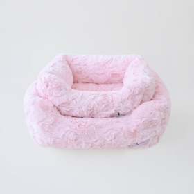 Bella Dog Bed (Color: Baby Pink, size: large)