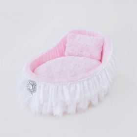 Crib Dog Bed (Color: Baby Doll, size: One Size)