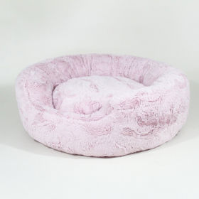 Amour Dog Bed (Color: Blush, size: large)