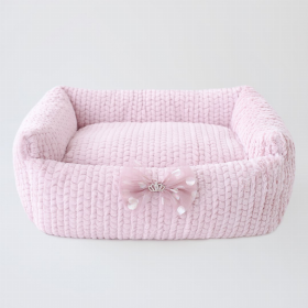 Dolce Dog Bed (Color: Rosewater, size: One Size)