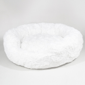 Amour Dog Bed (Color: Ivory, size: large)