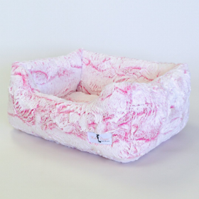 Whisper Dog Bed (Color: Carnation, size: small)