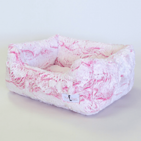 Whisper Dog Bed (Color: Carnation, size: large)