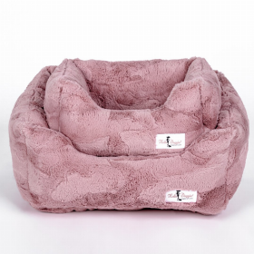 Cuddle Dog Bed (Color: Mauve, size: small)