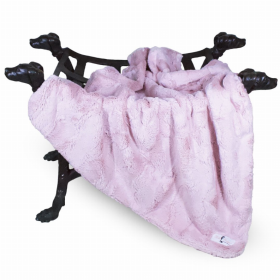 Luxe Dog Blanket (Color: Blush, size: large)
