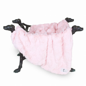 Bella Dog Blanket (Color: Baby Pink, size: Throw)