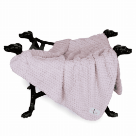 Paris Dog Blanket (Color: Rosewater, size: large)