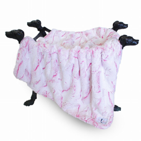 Whisper Dog Blanket (Color: Carnation, size: small)