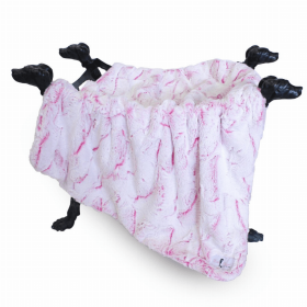 Whisper Dog Blanket (Color: Carnation, size: Throw)