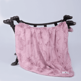 Cuddle Dog Blanket (Color: Mauve, size: small)