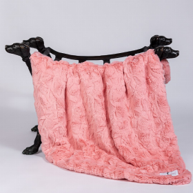 Cuddle Dog Blanket (Color: Peach, size: small)