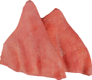 Flavored Cow Ears (Pack of 15) (Color: Bubble Gum, size: 5-6")