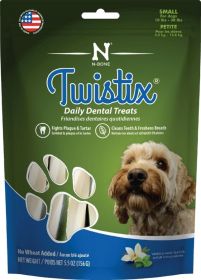 Twistix Wheat Free Dental Dog Treats - Vanilla Mint Flavor (size: Small - For Dogs 10-30 lbs - (5.5 oz))