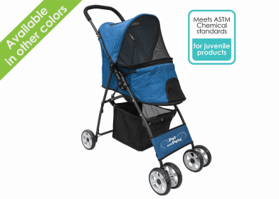 Pebble Pet Stroller (Color: Bluejay)