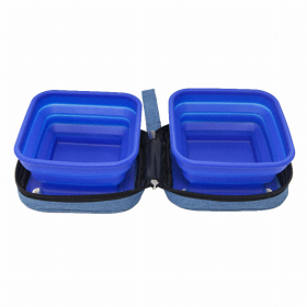 Portabowl Water and Food Bowl (Color: Blue)