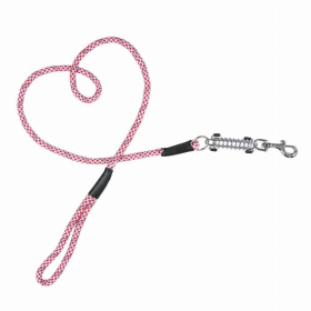Tug Control Leash with Reflectors & Shock Absorber (Color: Kandy Kane, size: XL)