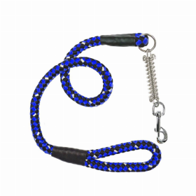 Tug Control Leash with Reflectors & Shock Absorber (Color: Dragonfly, size: large)