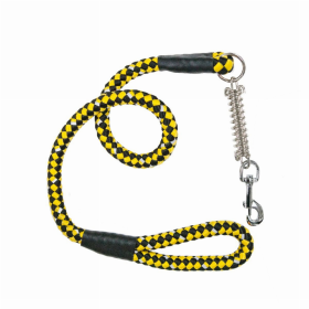 Tug Control Leash with Reflectors & Shock Absorber (Color: Bumblebee, size: large)