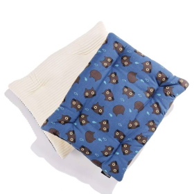 Comfy Mat Pet Bed (Color: Blue Cat)