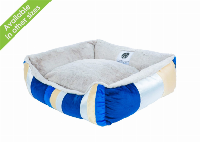 Golden Waves Reversible Pet Bed (size: small)