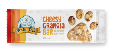 Yeti Cheesy Granola Bar (Color: Yellow/White, size: 6 oz)
