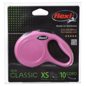 Flexi New Classic Retractable Cord Leash (Style: Pink)