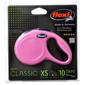 Flexi New Classic Retractable Tape Leash (Style: Pink)