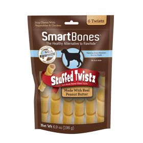 SmartBones Stuffed Twistz (Style: with Real Peanut Butter)