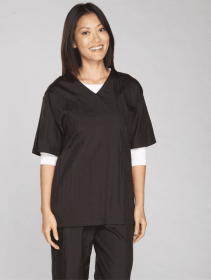 TP V-Neck Grooming Smock (Color: Black, size: XXXL)