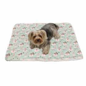 Ultra Soft Minky/Plush Blanket (Color: Green, size: small)